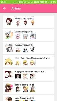 Anime Stiker Whatsapp screenshot 5