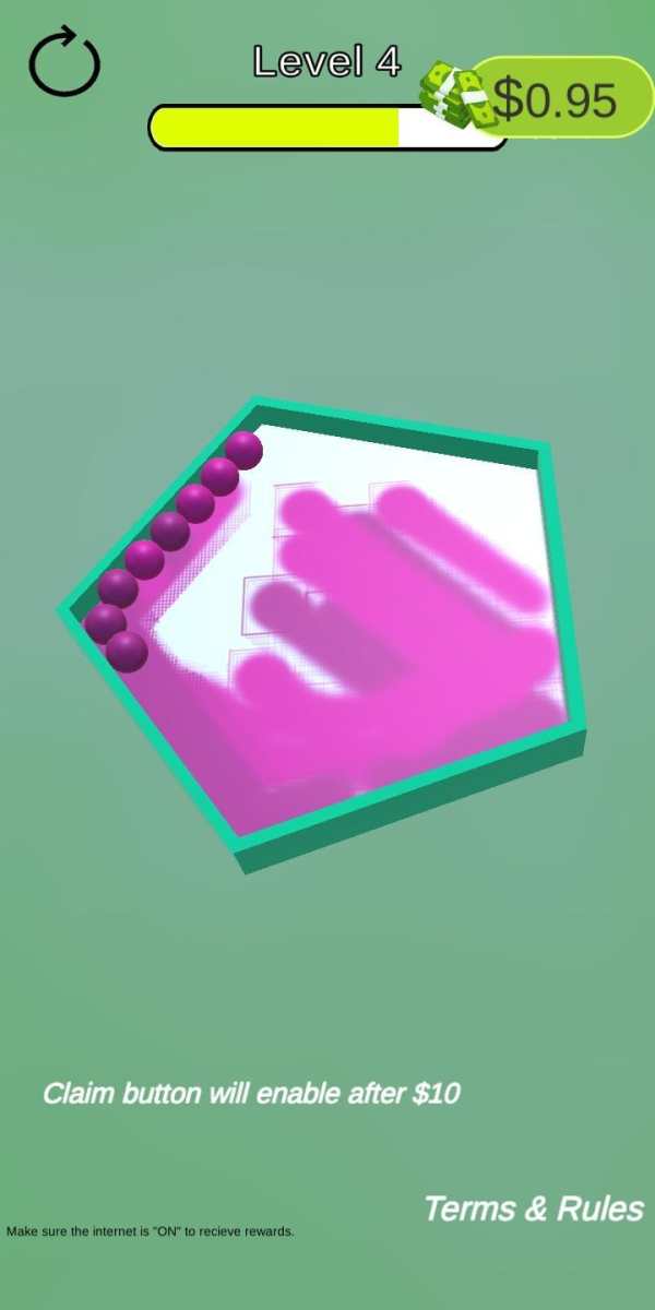 Paint Bounty: Color Ball Roll Earn Rewards स्क्रीनशॉट 2