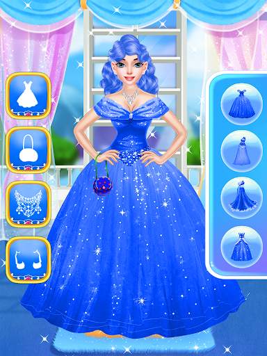 Blue Princess - Makeover Games : Makeup Dress Up screenshot 3