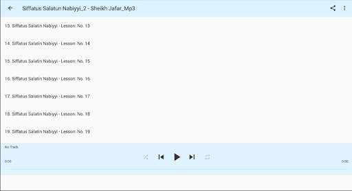 Sheikh Jafar - Siffatus Salatun Nabiyyi Mp3 Part 2 screenshot 4