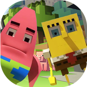 Sponge-bob Game Ninecraft Dash icon