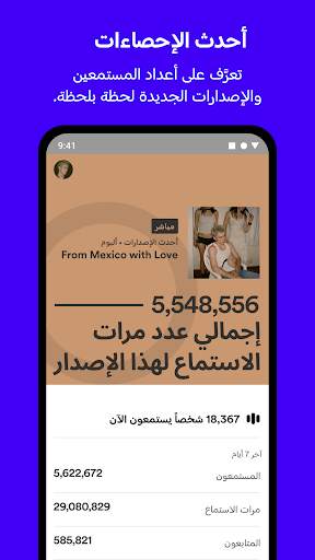 Spotify for Artists 8 تصوير الشاشة