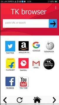 TK Private Browser screenshot 2