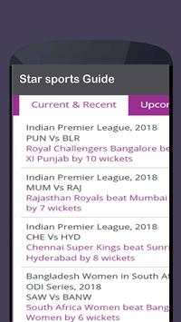 Star Sports TV, Live Cricket Match screenshot 2