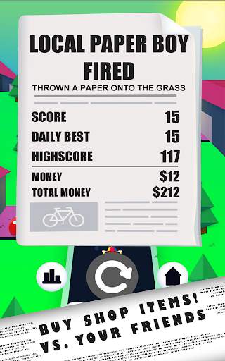 Paperboy - Endless Bicycle Game screenshot 8