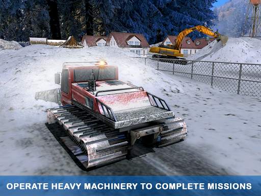 Excavator Pull Tractor: City Snow Cleaner screenshot 6