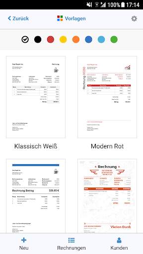 100 freie PDF Vorlagen screenshot 2