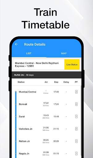 Indian Railway Timetable Live screenshot 10