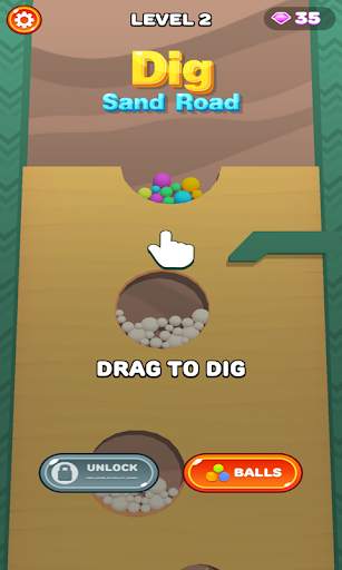 Dig Sand Ball 2020 screenshot 1