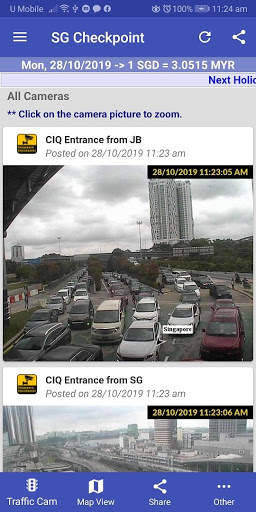 Singapore Checkpoint Traffic скриншот 3