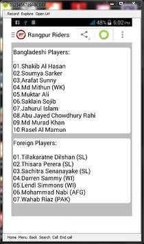 BPL All Info 2017 in BD screenshot 9
