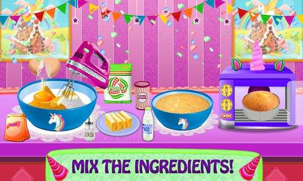Unicorn Candy Cake Maker screenshot 2