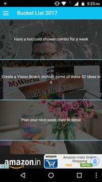 2017 Bucket List-40 Mini Ideas स्क्रीनशॉट 3