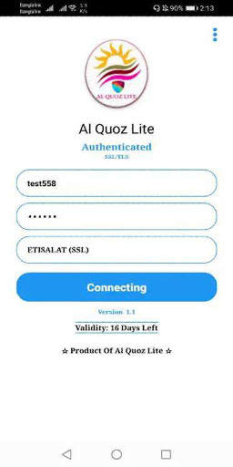 AL QUOZ LITE VPN {Secure And Fast) screenshot 4