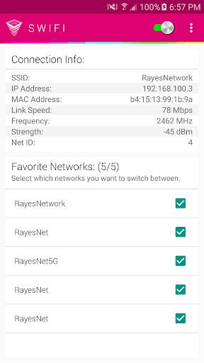 SWIFI  | Auto Switch Best WiFi screenshot 1