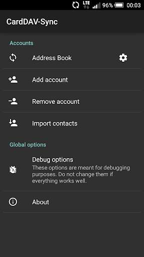 CardDAV-Sync free screenshot 5
