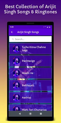 Arijit Singh Song Ringtones 3 تصوير الشاشة