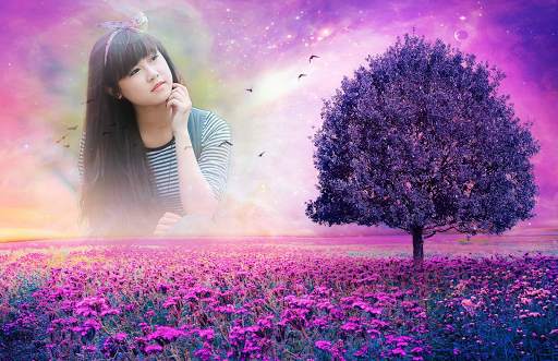 Pink Forest Photo Frames screenshot 5