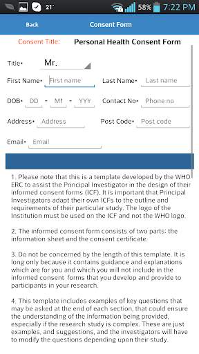 Medical History Forms Lite screenshot 5