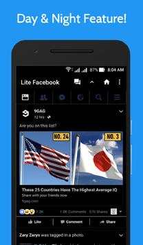 Lite for Facebook - Fast & Secure screenshot 4