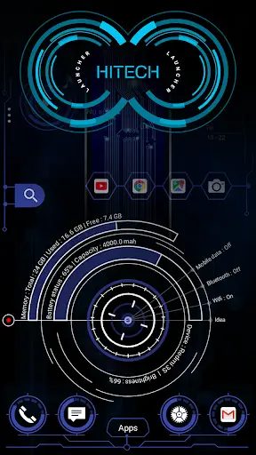 Hi Tech Launcher screenshot 2
