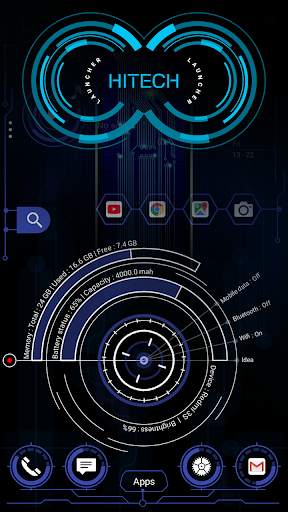Hi Tech Launcher screenshot 2