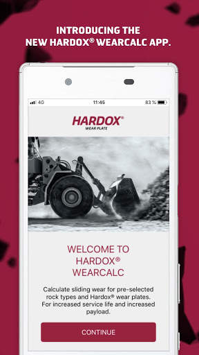 Hardox® WearCalc screenshot 1