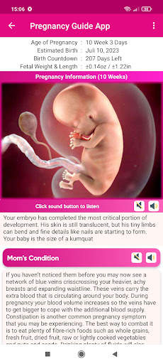 Pregnancy Guide Tracker screenshot 3