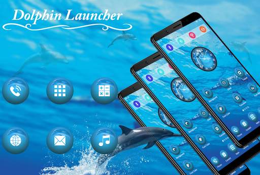 Dolphin Launcher screenshot 1