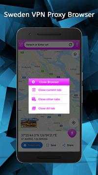 Sweden VPN Proxy Browser screenshot 2