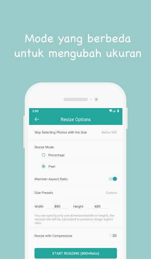 Kompres dan Ubah Ukuran Foto screenshot 4
