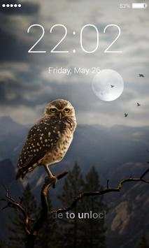 Owl Lock Wallpaper screenshot 6