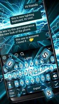 Neon Lighting Keyboard Theme screenshot 3