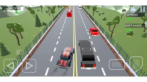 Polygon Traffic Racer 3D: Highspeed Highway Games 5 تصوير الشاشة