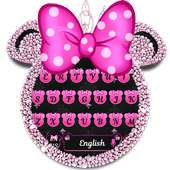 Glitter Minny theme keyboard on 9Apps
