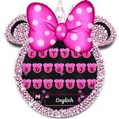 Glitter Minny theme keyboard 10001001