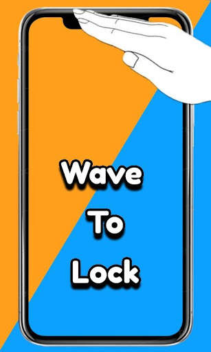 Wave to lock and unlock - Phone Proximity Sensor screenshot 3