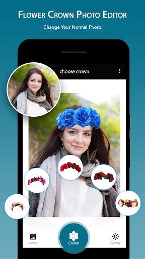 Flower crown photo editor screenshot 2