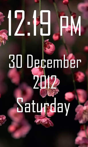 Digital Clock Live Wallpaper screenshot 8