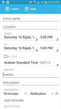 Hijri Calendar screenshot 5