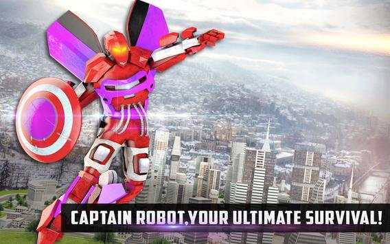 Captain Robot Transform: Crime Battle City स्क्रीनशॉट 5
