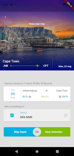 kulula.com travel app screenshot 5
