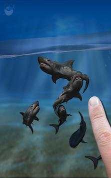 Shark Fingers 3D Aquarium FREE screenshot 1
