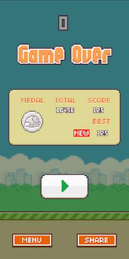 Flippy Bird Classic स्क्रीनशॉट 7