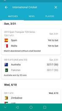 Live Cricket Score and Schedule screenshot 2