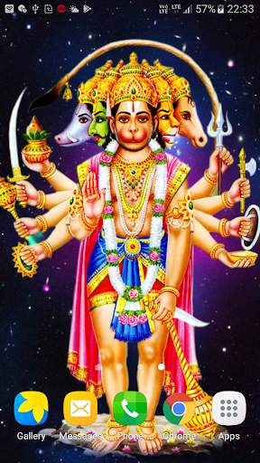 Hanuman Live Wallpaper 1 تصوير الشاشة
