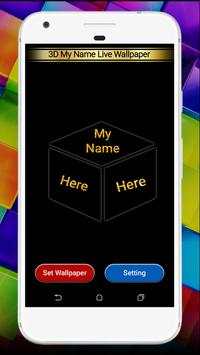 3D My Name Live Wallpaper screenshot 5