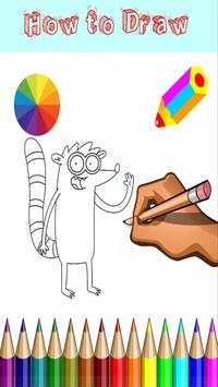How To Draw : regular show screenshot 3