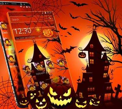 Scary Night Halloween Theme 2 تصوير الشاشة