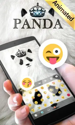 Panda GO Keyboard Animated Theme screenshot 3
